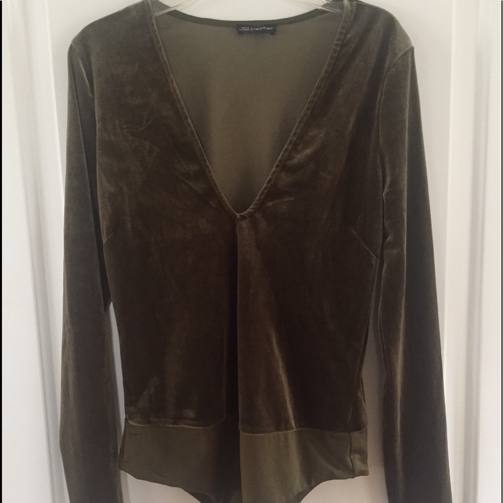 ShineStar Velvet Bodysuit